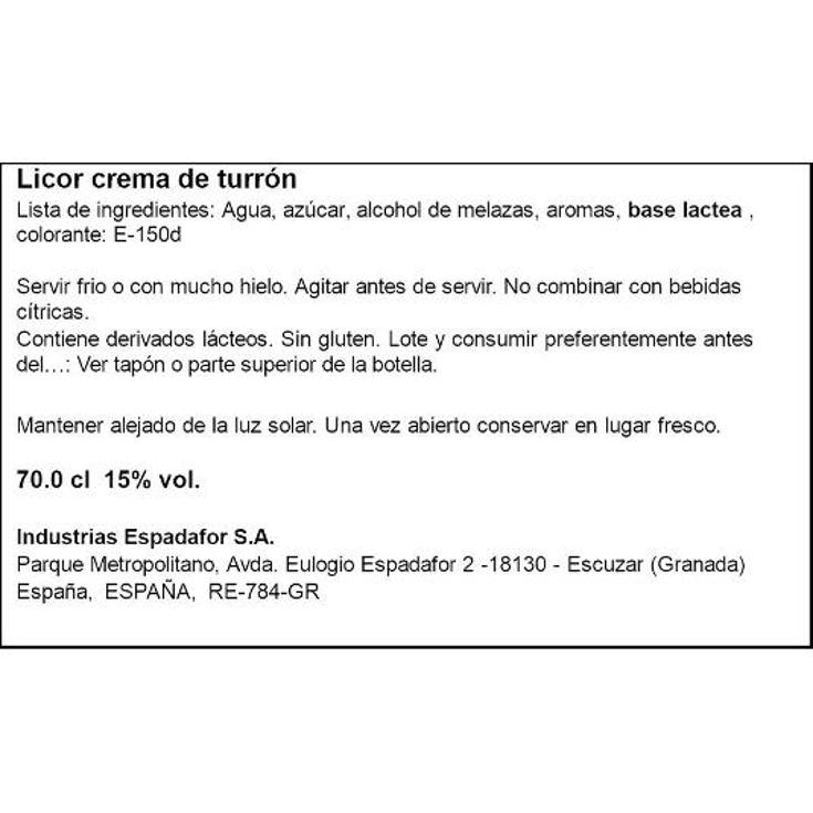 LICOR CREMA GALLETA CARAMEL 15º LIAL BTLLA 70 CL