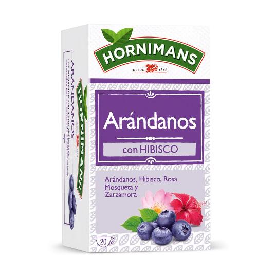 INFUSION ARANDANOS C/HIBISCO HORNIMANS CAJA 20 UD