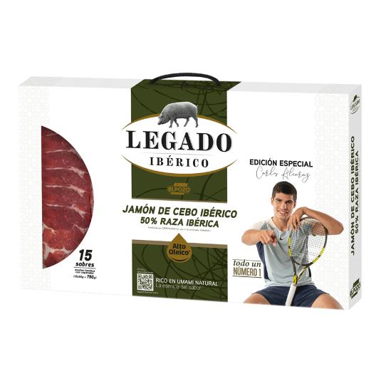 ESTUCHE 15 UDS JAMON CEBO X 50G LEGADO ESTHC 750 GR