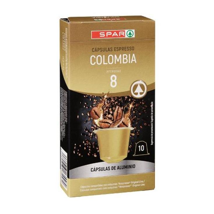 CAFE CAPS COLOMBIA SPAR CAJA 10 UD