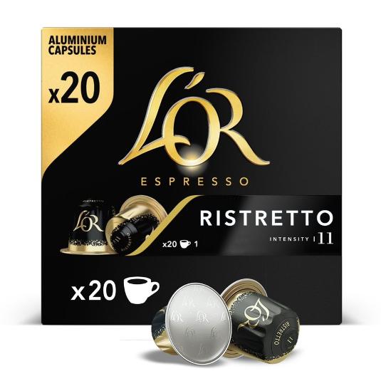 CAFE CAPSULAS (NESP.) RISTRETTO LÓR ESTCHE 20 UD