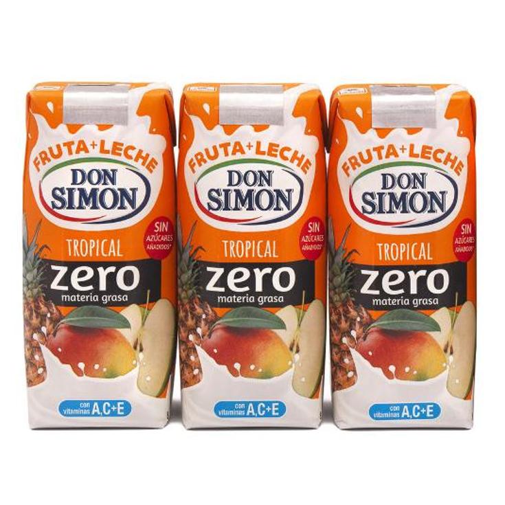 P.FRUTA+LECHE TROPIC.S/AZ 3X330 DON SIMON PACK 990 ML