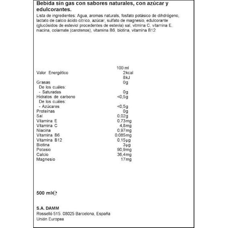 BEBIDA ISOTONICA LIMA LIMON MASMESSI PET 50 CL