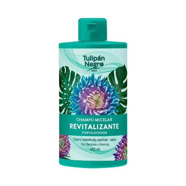 CHAMPU REVITALIZANTE C.SECO TULIPAN NEGR BOTE 400 ML