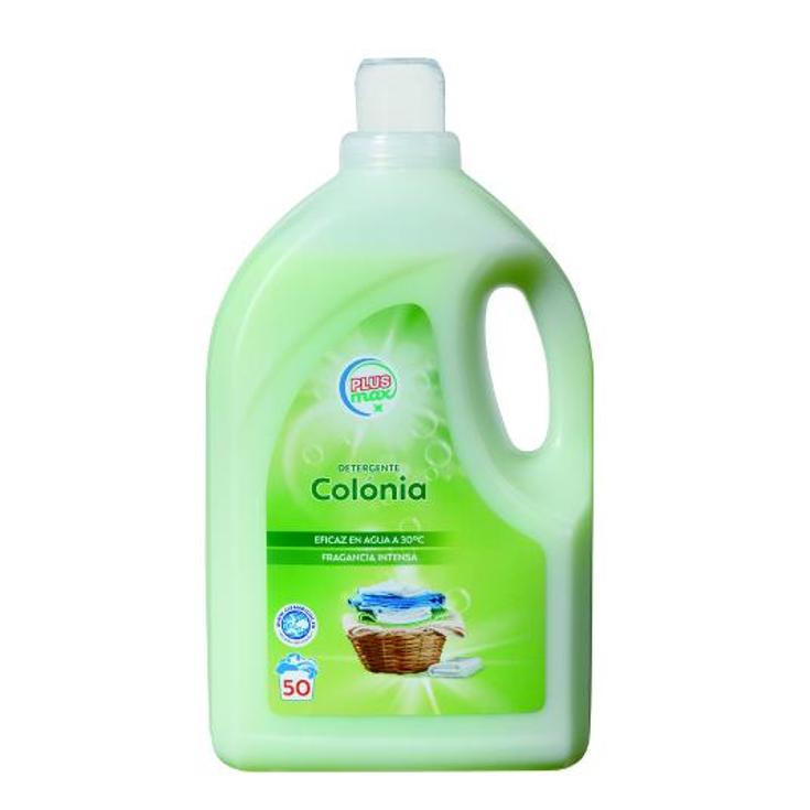 DETERG.ROPA LÍQ.COLONIA 50 LAV PLUS MAX BTLLA 3 LT