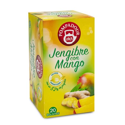 INFUSION JENGIBRE CON MANGO POMPADOUR CAJA 20 UD