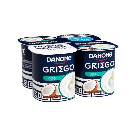 YOGUR GRIEGO COCO X4 DANONE PACK 440 GR