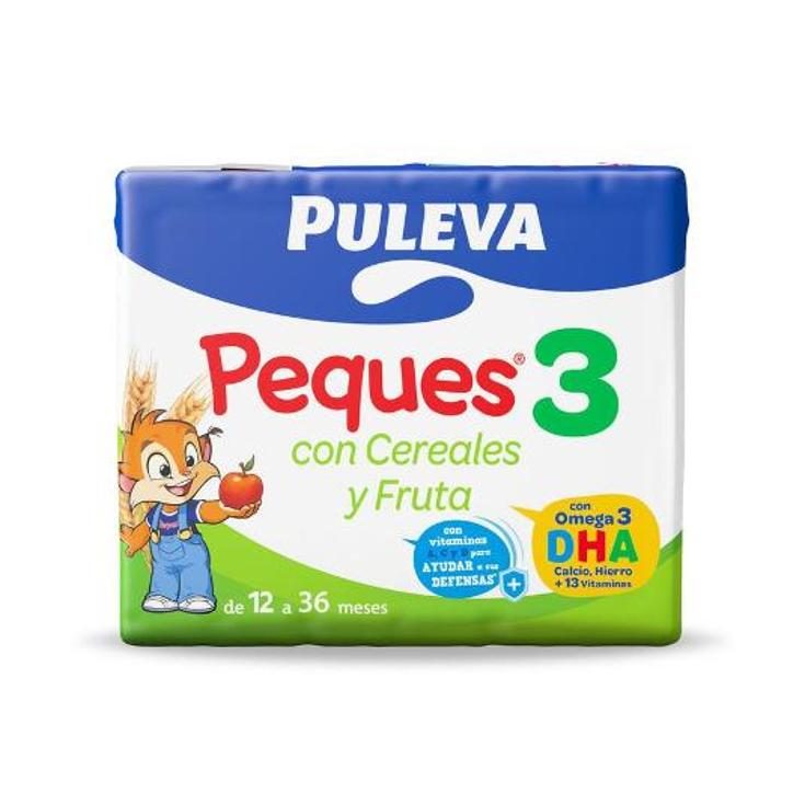 P.LACT.INF.PEQUES 3 FRUTA 3X200 PULEVA PACK 600 ML