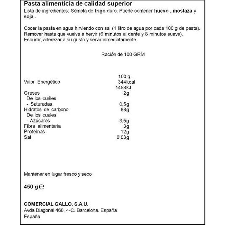 PLUMA Nº 3 GALLO PQTE 450 GR