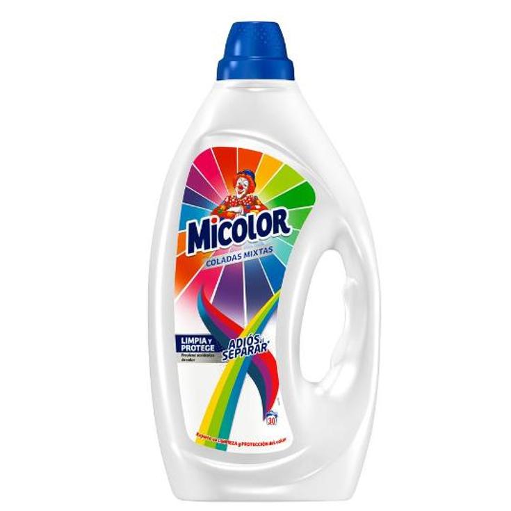 DETERGENTE LIQUID.ADIOS SEP. 30 MICOLOR BTLLA 30 LA