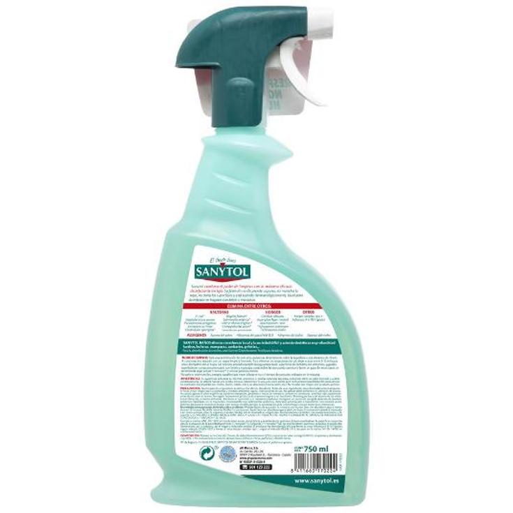 LIMPIADOR DESINFECTANTE BAÑOS SANYTOL PISTOL 750 ML