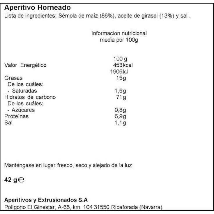 SNACK INFANTIL ASPITOS 6UDS PACK 36 GR