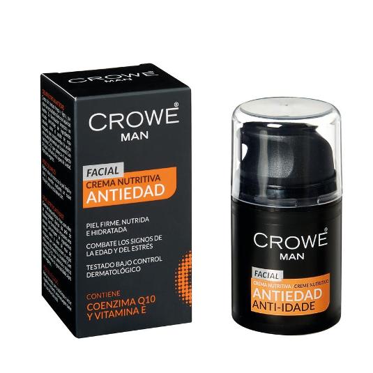 CREMA FACIAL NUTRITIVA ANTIEDAD CROWE MAN UNIDAD 50 ML