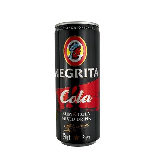 COMBINADO RON COLA 5º NEGRITA LATA 25 CL