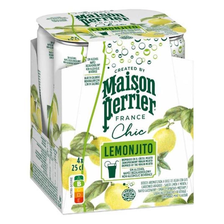 REFRESCO C/GAS SABOR LEMONJITO PERRIER LATA 25 CL
