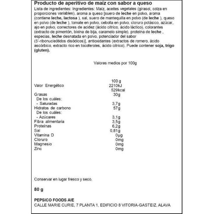 DORITOS BITS TEX MATUTANO UNIDAD 80 GR