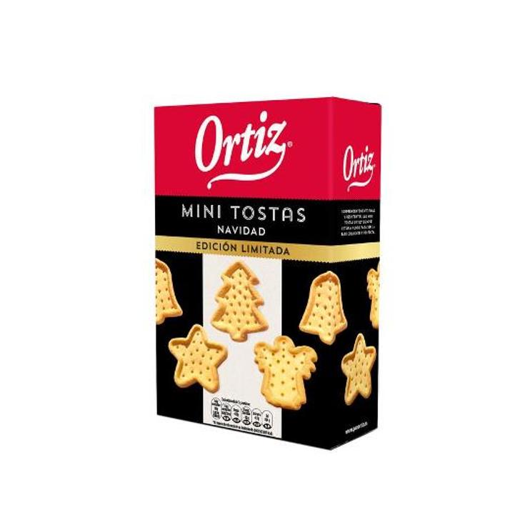 MINI TOSTAS FORMAS NAVIDAD ORTIZ PQTE