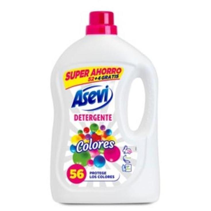DETERGENTE LIQU.ROPA COLOR 52+4 ASEVI BTLLA 56 LA