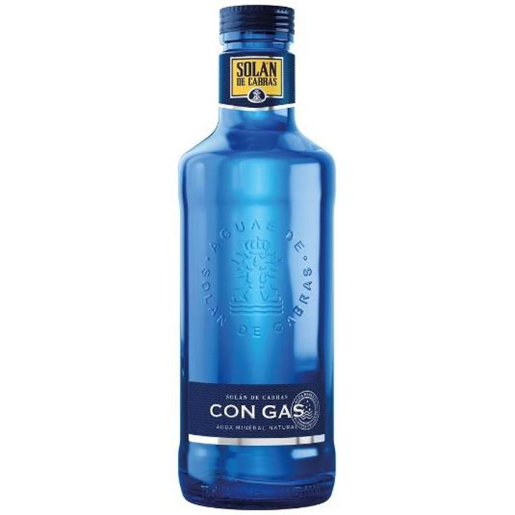 AGUA MINERAL CON GAS SOLAN CABRAS BTLLA 75 CL