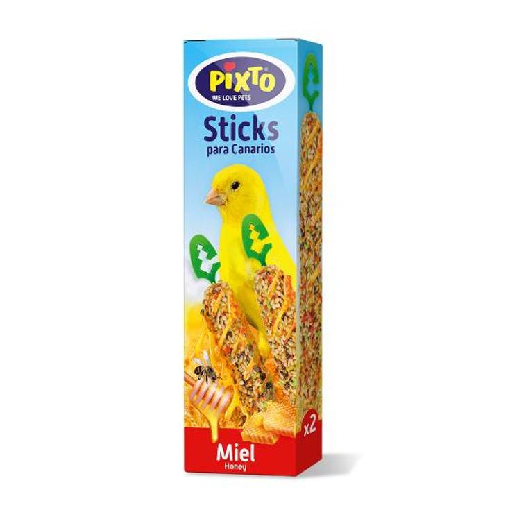 ALIMENTO CANARIOS BARRITAS X2 PIXTO BOLSA 60 GR