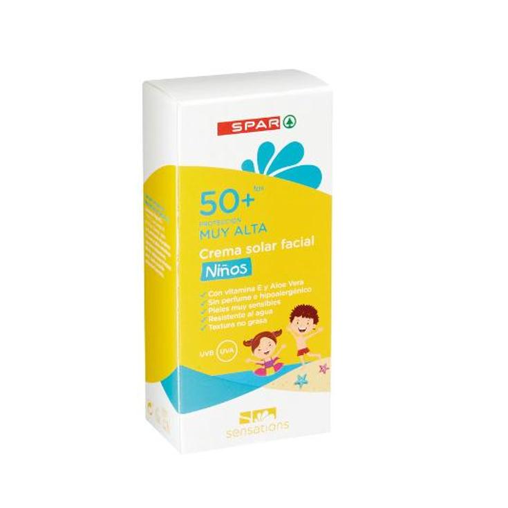 CREMA FACIAL NIÑOS F50 SPAR BTLLA 75 ML