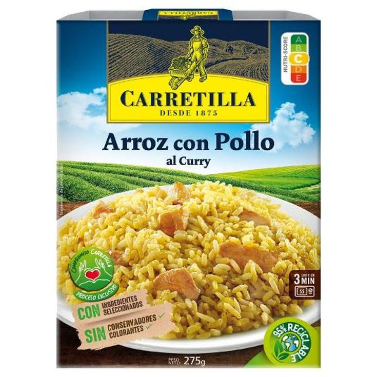 ARROZ CON POLLO AL CURRY CARRETILLA BDJA 275 GR