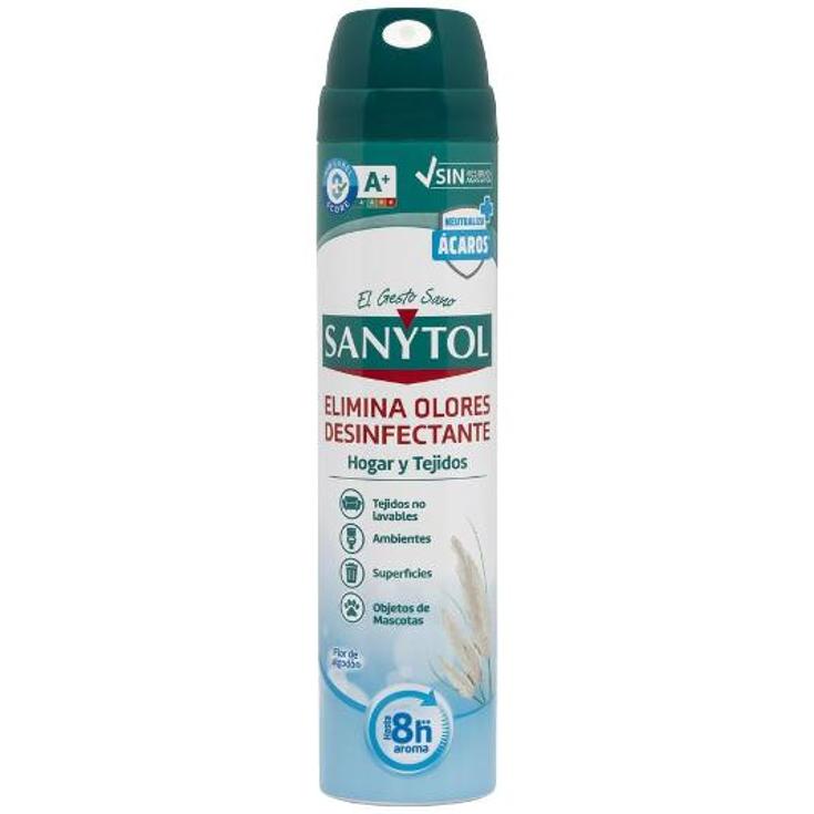 AMBIENT.DESINFECT.HOGAR/TEJIDOS SANYTOL SPRAY 300 ML
