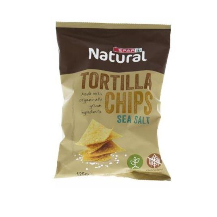 TORTILLA CHIP ECOLOGICA SPAR NATURAL BOLSA 125 GR