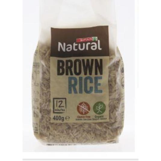 ARROZ INTEGRAL ECOLOGICO SPAR NATURAL BOLSA 400 GR