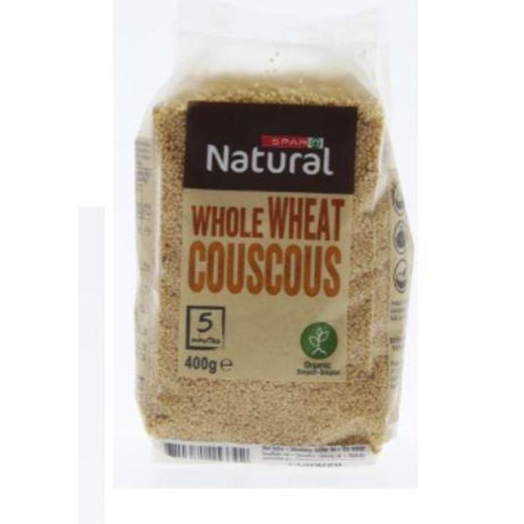 COUSCOUS WHOLEWHEAT ECOLOGICO SPAR NATURAL BOLSA 400 GR