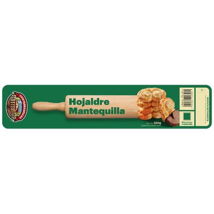 MASA HOJALDRE MANTEQUILLA TARRADELLAS UNIDAD 260 GR