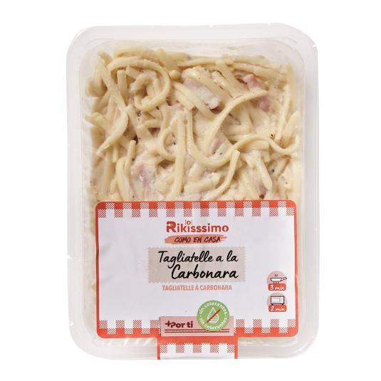 TAGLIATELLE CARBONARA RIKISSSIMO UNIDAD 280 GR