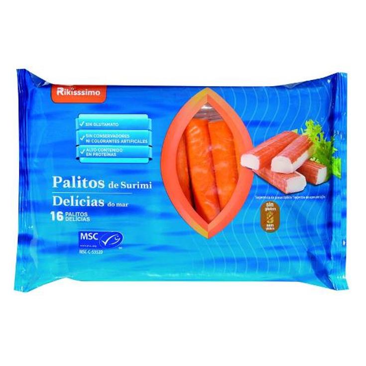 PALITOS SURIMI REFRIGERADO RIKISSSIMO PACK 300 GR