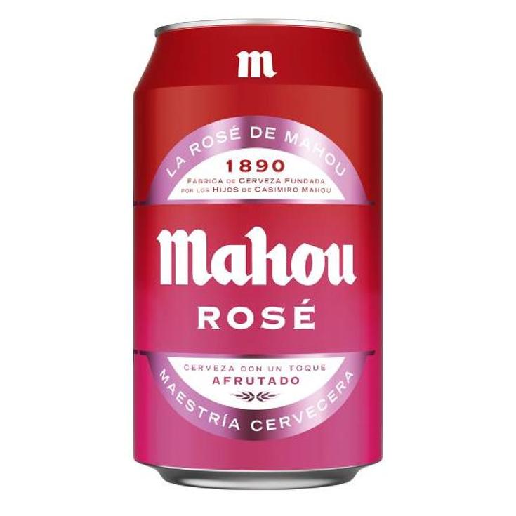 CERVEZA ROSE 4,8º MAHOU LATA 33 CL