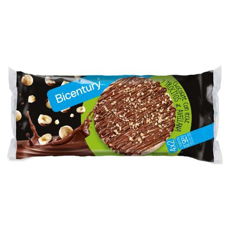 TORTITAS CHOCO TR.AVELLANAS 4X2 BICENTURY PQTE 141 GR