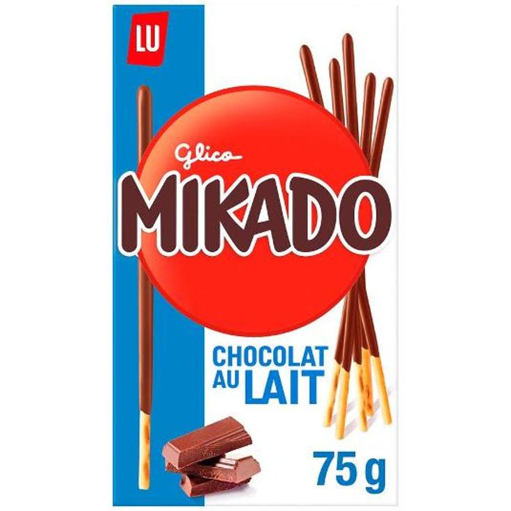 GALLETAS MIKADO CHOCO-LECHE LU CAJA 75 GR