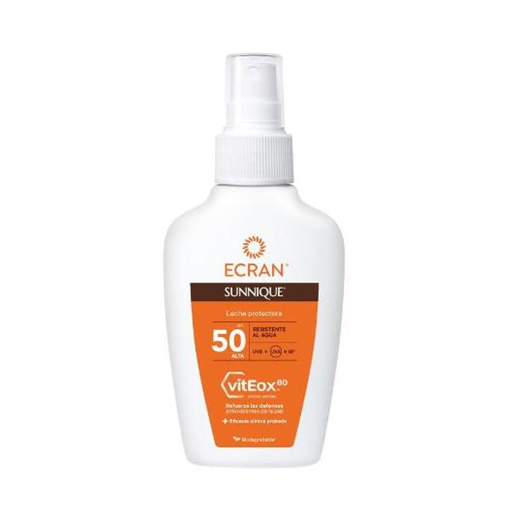 LECHE SOLAR F/50 VIAJE ECRAN SUNNIQ SPRAY 100 ML
