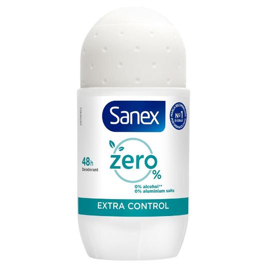 DESODORANTE ZERO EXTRA CONTROL SANEX ROLLON 50 ML