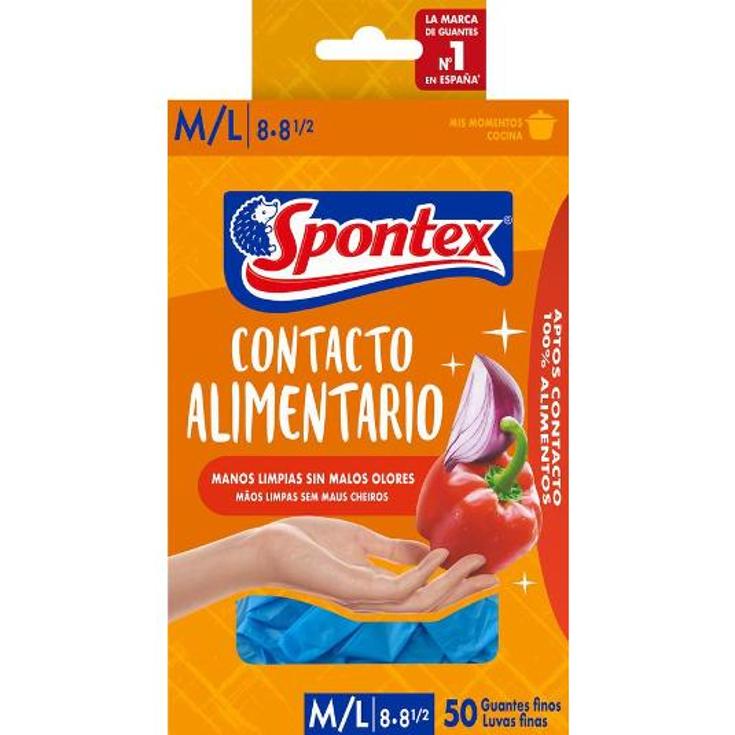 GUANTES NITRILO S/POLVO T/MED TECNOGUANTES CAJA 30 UD
