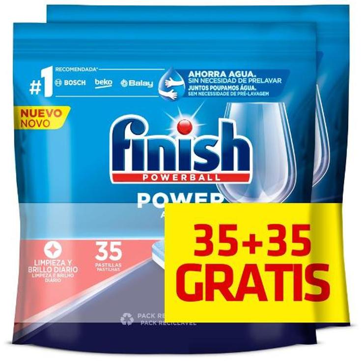 DETERGENTE LAVA.QUANTUM 34+34 FINISH PQTE 70 UD