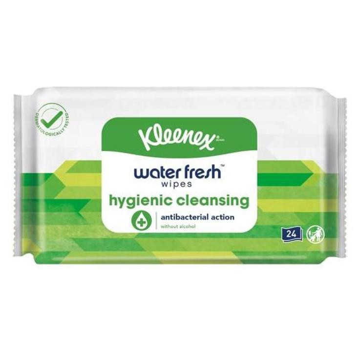 TOALLITAS HIGIENIZANTES MANOS KLEENEX PQTE 24 UD