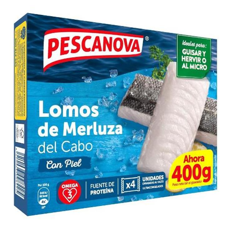 LOMOS DE MERLUZA DEL CABO PESCANOVA ESTCH 400 GR