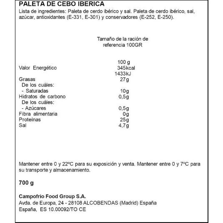 MALETIN PALETA CEBO NAVIDUL UNIDAD 700 GR