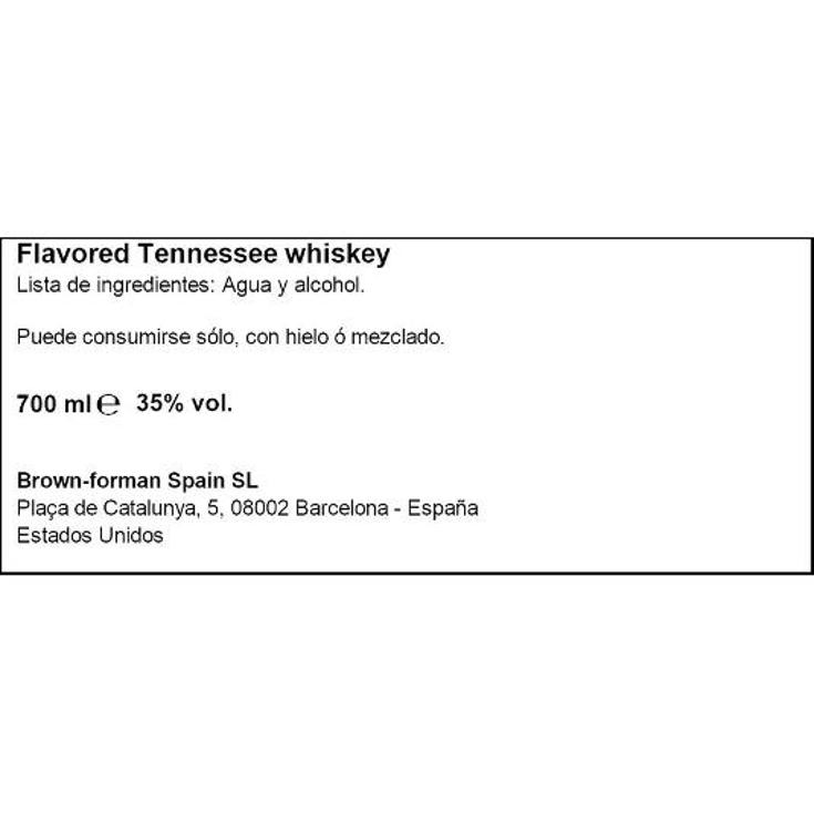 WHISKY MANZANA 35º JACK DANIELS BTLLA 70 CL