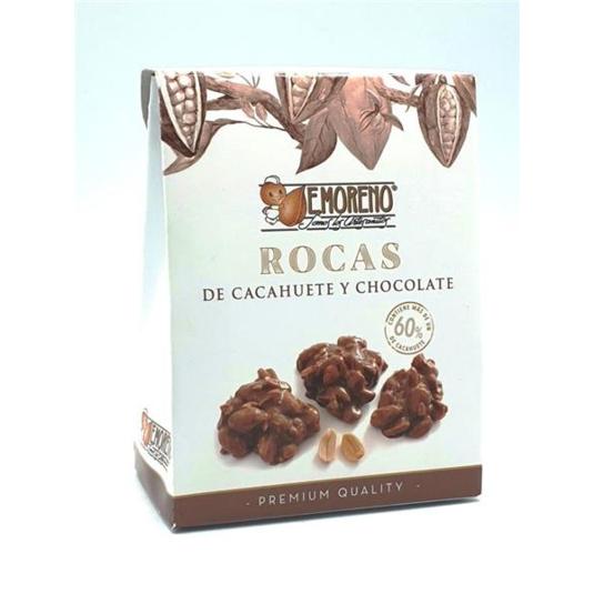 ROCAS DE CACAHUETE Y CHOCOLATE E.MORENO BOLSA 120 GR