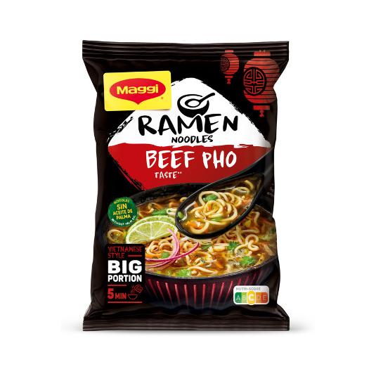 NOODLES RAMEN TERNERA MAGGI PQTE 90 GR