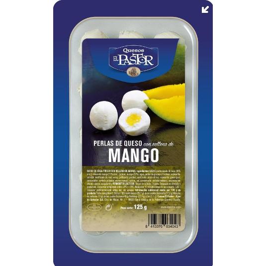 QUESO PERLAS CON MANGO EL PASTOR PQTE 125 GR