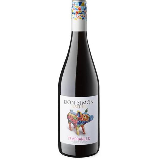 VINO TINTO TEMPRANILLO 12,5º D.SIMON NATU BTLLA 75 CL