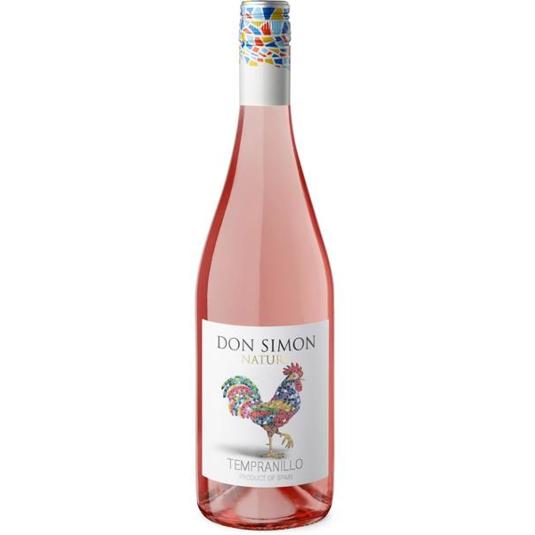 VINO ROSADO TEMPRANILLO 11,5º D.SIMON NATU BTLLA 75 CL