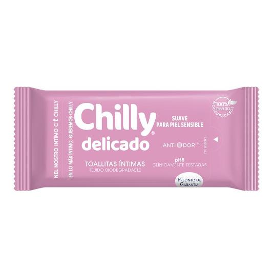 TOALLITAS INTIMAS DELICADO CHILLY PQTE 12 UD